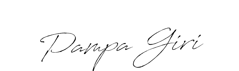 Pampa Giri stylish signature style. Best Handwritten Sign (Antro_Vectra) for my name. Handwritten Signature Collection Ideas for my name Pampa Giri. Pampa Giri signature style 6 images and pictures png