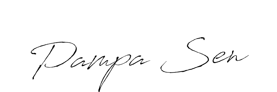 Make a beautiful signature design for name Pampa Sen. Use this online signature maker to create a handwritten signature for free. Pampa Sen signature style 6 images and pictures png