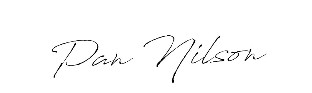 Also You can easily find your signature by using the search form. We will create Pan Nilson name handwritten signature images for you free of cost using Antro_Vectra sign style. Pan Nilson signature style 6 images and pictures png