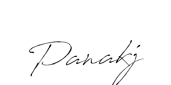 Design your own signature with our free online signature maker. With this signature software, you can create a handwritten (Antro_Vectra) signature for name Panakj. Panakj signature style 6 images and pictures png
