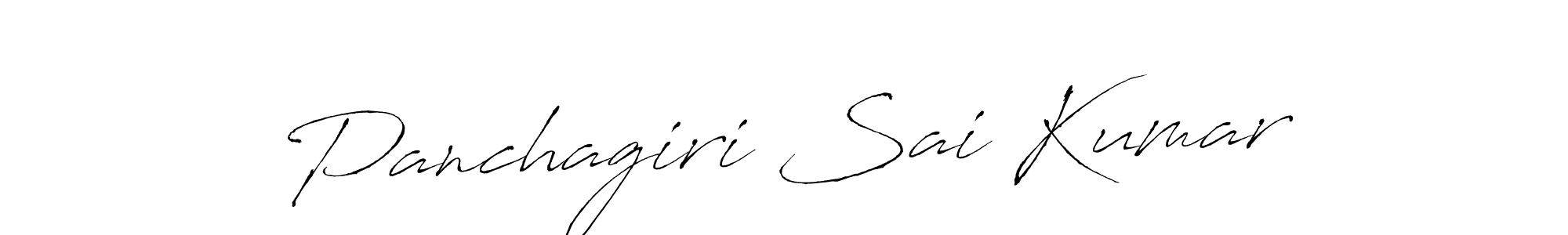 Make a beautiful signature design for name Panchagiri Sai Kumar. With this signature (Antro_Vectra) style, you can create a handwritten signature for free. Panchagiri Sai Kumar signature style 6 images and pictures png