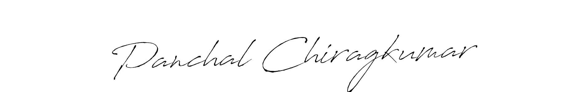 Create a beautiful signature design for name Panchal Chiragkumar. With this signature (Antro_Vectra) fonts, you can make a handwritten signature for free. Panchal Chiragkumar signature style 6 images and pictures png