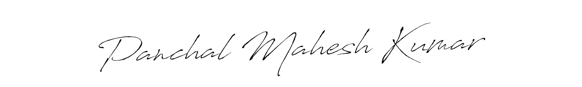 How to make Panchal Mahesh Kumar signature? Antro_Vectra is a professional autograph style. Create handwritten signature for Panchal Mahesh Kumar name. Panchal Mahesh Kumar signature style 6 images and pictures png