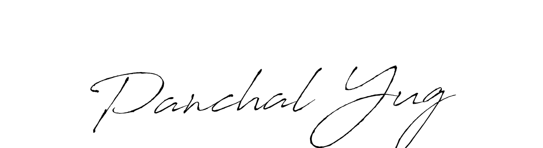 How to make Panchal Yug signature? Antro_Vectra is a professional autograph style. Create handwritten signature for Panchal Yug name. Panchal Yug signature style 6 images and pictures png