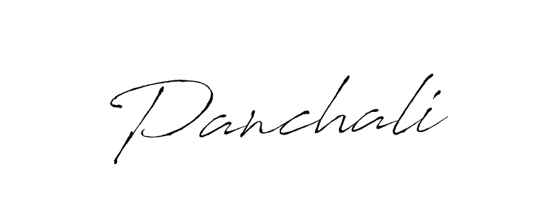 Design your own signature with our free online signature maker. With this signature software, you can create a handwritten (Antro_Vectra) signature for name Panchali. Panchali signature style 6 images and pictures png