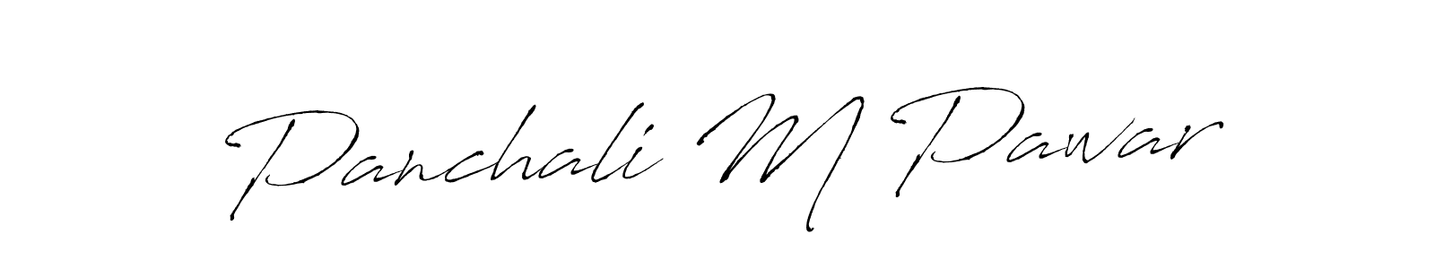 Make a beautiful signature design for name Panchali M Pawar. With this signature (Antro_Vectra) style, you can create a handwritten signature for free. Panchali M Pawar signature style 6 images and pictures png