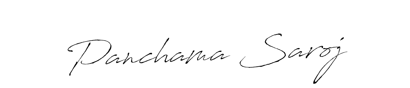 Create a beautiful signature design for name Panchama Saroj. With this signature (Antro_Vectra) fonts, you can make a handwritten signature for free. Panchama Saroj signature style 6 images and pictures png