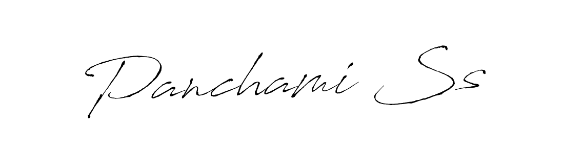 The best way (Antro_Vectra) to make a short signature is to pick only two or three words in your name. The name Panchami Ss include a total of six letters. For converting this name. Panchami Ss signature style 6 images and pictures png