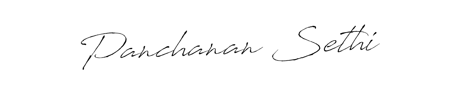 How to make Panchanan Sethi name signature. Use Antro_Vectra style for creating short signs online. This is the latest handwritten sign. Panchanan Sethi signature style 6 images and pictures png