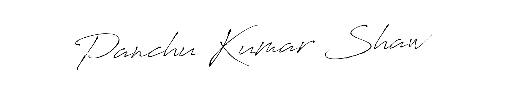 This is the best signature style for the Panchu Kumar Shaw name. Also you like these signature font (Antro_Vectra). Mix name signature. Panchu Kumar Shaw signature style 6 images and pictures png