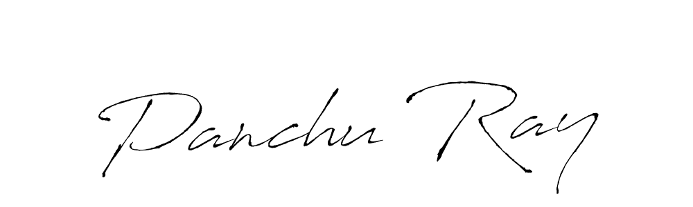How to make Panchu Ray name signature. Use Antro_Vectra style for creating short signs online. This is the latest handwritten sign. Panchu Ray signature style 6 images and pictures png