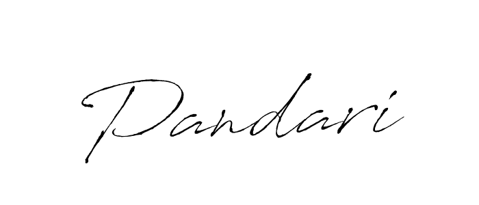 How to make Pandari name signature. Use Antro_Vectra style for creating short signs online. This is the latest handwritten sign. Pandari signature style 6 images and pictures png