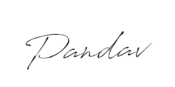 Pandav stylish signature style. Best Handwritten Sign (Antro_Vectra) for my name. Handwritten Signature Collection Ideas for my name Pandav. Pandav signature style 6 images and pictures png