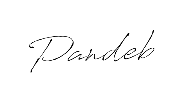 Use a signature maker to create a handwritten signature online. With this signature software, you can design (Antro_Vectra) your own signature for name Pandeb. Pandeb signature style 6 images and pictures png