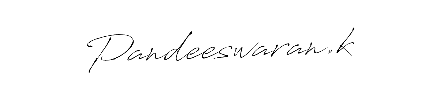 Use a signature maker to create a handwritten signature online. With this signature software, you can design (Antro_Vectra) your own signature for name Pandeeswaran.k. Pandeeswaran.k signature style 6 images and pictures png