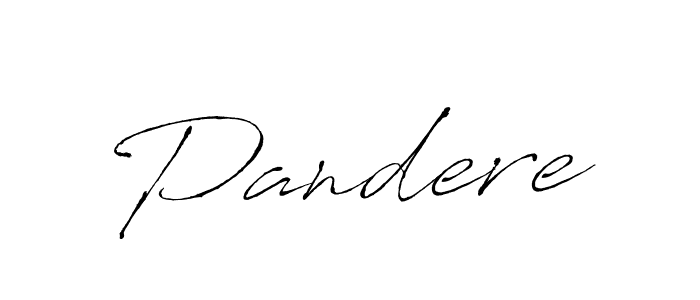 Make a beautiful signature design for name Pandere. Use this online signature maker to create a handwritten signature for free. Pandere signature style 6 images and pictures png