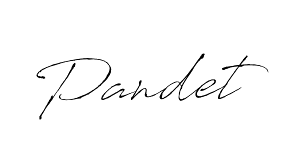 Design your own signature with our free online signature maker. With this signature software, you can create a handwritten (Antro_Vectra) signature for name Pandet. Pandet signature style 6 images and pictures png