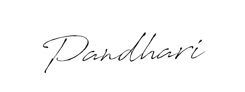 Make a beautiful signature design for name Pandhari. With this signature (Antro_Vectra) style, you can create a handwritten signature for free. Pandhari signature style 6 images and pictures png