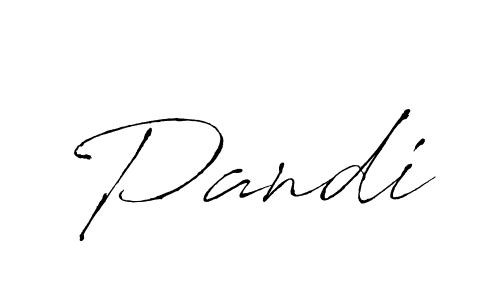 Use a signature maker to create a handwritten signature online. With this signature software, you can design (Antro_Vectra) your own signature for name Pandi. Pandi signature style 6 images and pictures png