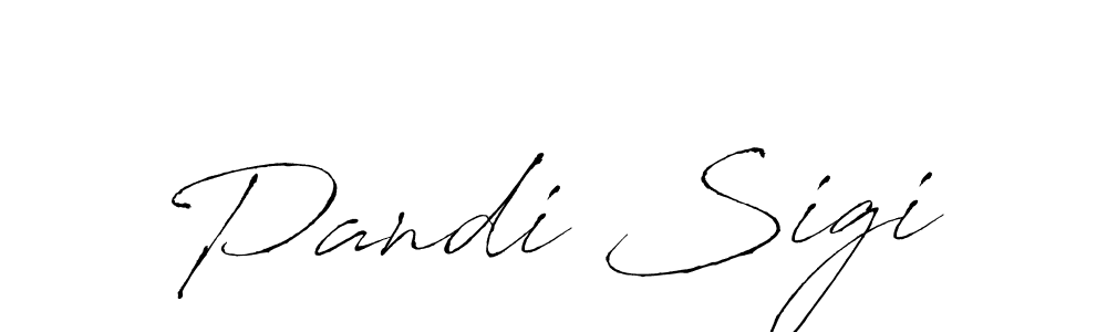 Also we have Pandi Sigi name is the best signature style. Create professional handwritten signature collection using Antro_Vectra autograph style. Pandi Sigi signature style 6 images and pictures png