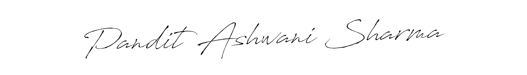 Make a beautiful signature design for name Pandit Ashwani Sharma. With this signature (Antro_Vectra) style, you can create a handwritten signature for free. Pandit Ashwani Sharma signature style 6 images and pictures png