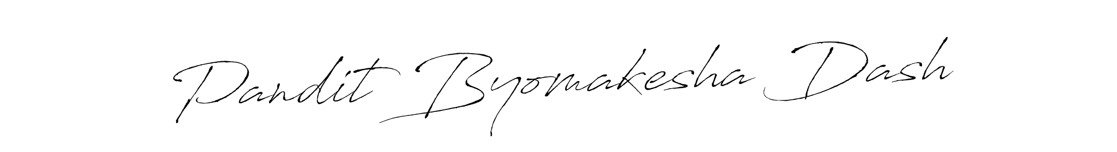 Once you've used our free online signature maker to create your best signature Antro_Vectra style, it's time to enjoy all of the benefits that Pandit Byomakesha Dash name signing documents. Pandit Byomakesha Dash signature style 6 images and pictures png