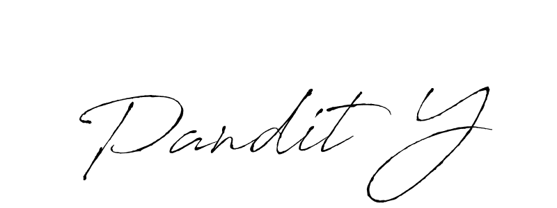 Antro_Vectra is a professional signature style that is perfect for those who want to add a touch of class to their signature. It is also a great choice for those who want to make their signature more unique. Get Pandit Y name to fancy signature for free. Pandit Y signature style 6 images and pictures png