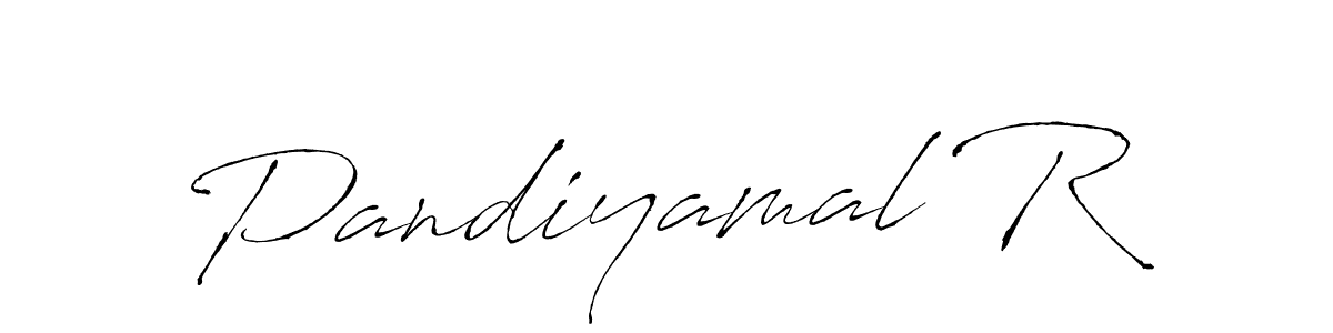 Use a signature maker to create a handwritten signature online. With this signature software, you can design (Antro_Vectra) your own signature for name Pandiyamal R. Pandiyamal R signature style 6 images and pictures png