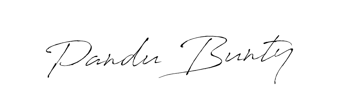 The best way (Antro_Vectra) to make a short signature is to pick only two or three words in your name. The name Pandu Bunty include a total of six letters. For converting this name. Pandu Bunty signature style 6 images and pictures png
