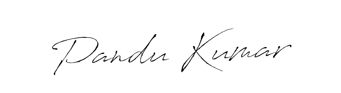 Create a beautiful signature design for name Pandu Kumar. With this signature (Antro_Vectra) fonts, you can make a handwritten signature for free. Pandu Kumar signature style 6 images and pictures png