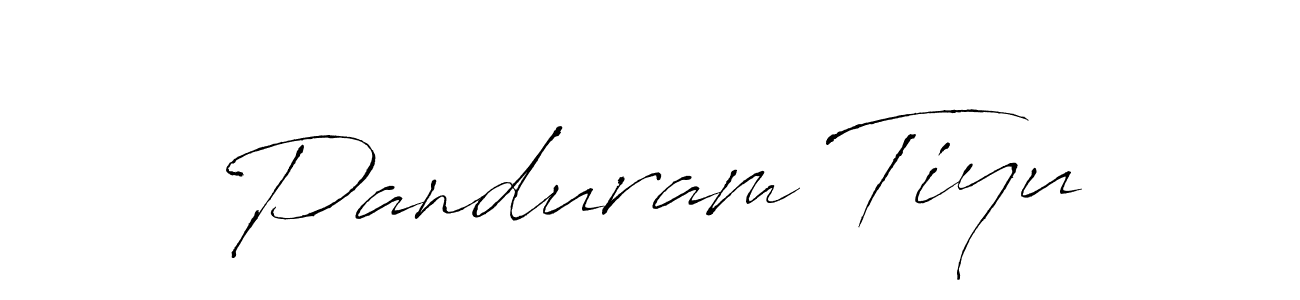 Make a beautiful signature design for name Panduram Tiyu. With this signature (Antro_Vectra) style, you can create a handwritten signature for free. Panduram Tiyu signature style 6 images and pictures png