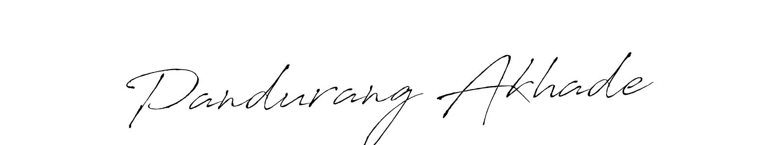 How to make Pandurang Akhade signature? Antro_Vectra is a professional autograph style. Create handwritten signature for Pandurang Akhade name. Pandurang Akhade signature style 6 images and pictures png