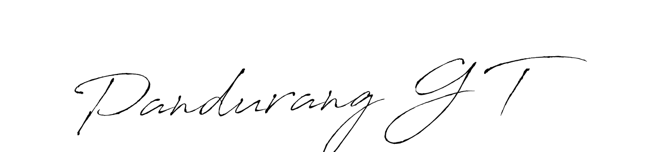 How to make Pandurang G T signature? Antro_Vectra is a professional autograph style. Create handwritten signature for Pandurang G T name. Pandurang G T signature style 6 images and pictures png