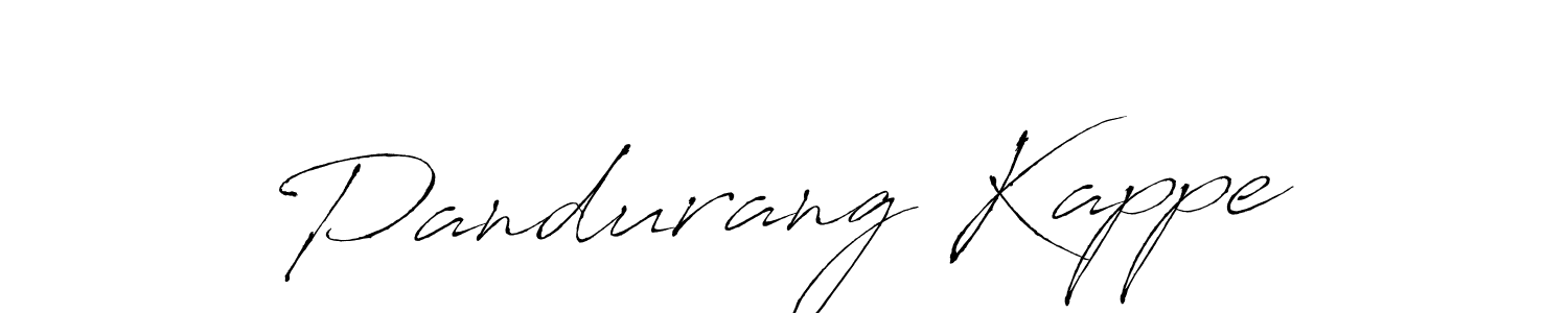 You should practise on your own different ways (Antro_Vectra) to write your name (Pandurang Kappe) in signature. don't let someone else do it for you. Pandurang Kappe signature style 6 images and pictures png