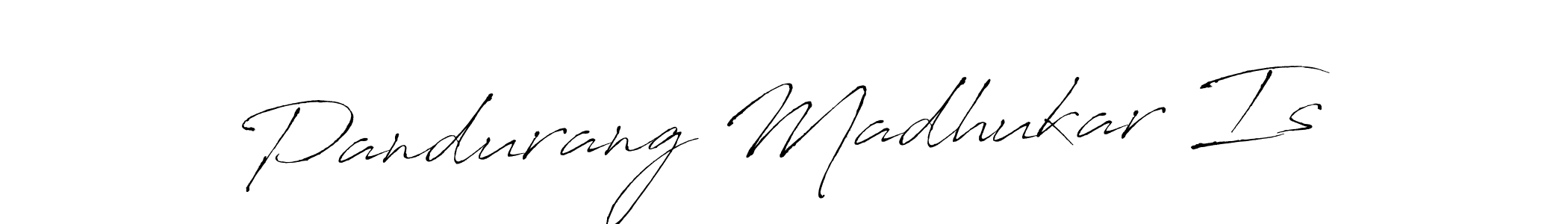 This is the best signature style for the Pandurang Madhukar Is name. Also you like these signature font (Antro_Vectra). Mix name signature. Pandurang Madhukar Is signature style 6 images and pictures png