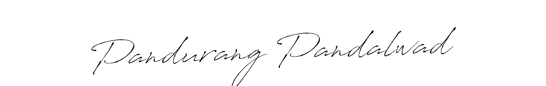 How to make Pandurang Pandalwad name signature. Use Antro_Vectra style for creating short signs online. This is the latest handwritten sign. Pandurang Pandalwad signature style 6 images and pictures png