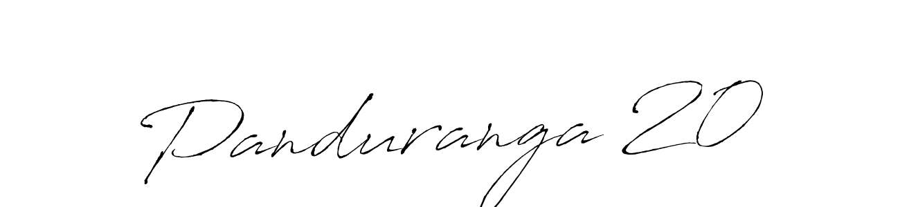 Design your own signature with our free online signature maker. With this signature software, you can create a handwritten (Antro_Vectra) signature for name Panduranga 20. Panduranga 20 signature style 6 images and pictures png