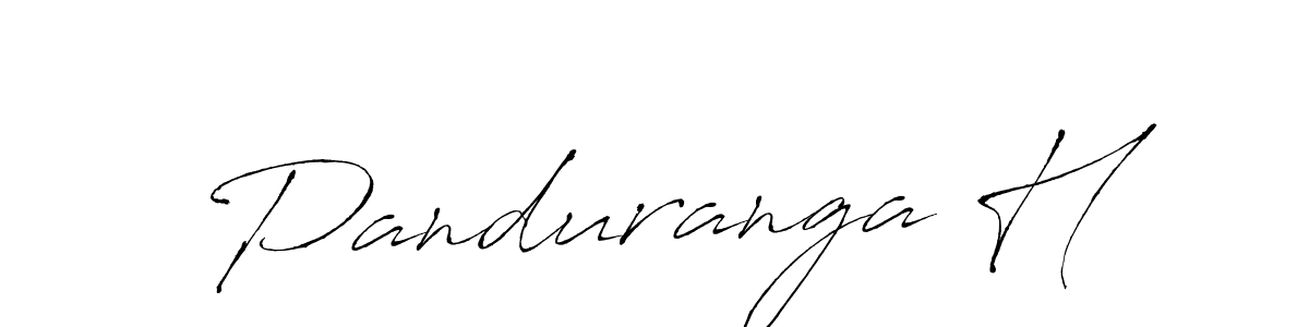 Design your own signature with our free online signature maker. With this signature software, you can create a handwritten (Antro_Vectra) signature for name Panduranga H. Panduranga H signature style 6 images and pictures png