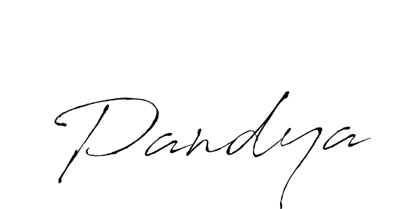 Pandya stylish signature style. Best Handwritten Sign (Antro_Vectra) for my name. Handwritten Signature Collection Ideas for my name Pandya. Pandya signature style 6 images and pictures png