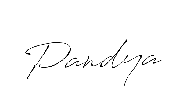 Pandya stylish signature style. Best Handwritten Sign (Antro_Vectra) for my name. Handwritten Signature Collection Ideas for my name Pandya. Pandya signature style 6 images and pictures png