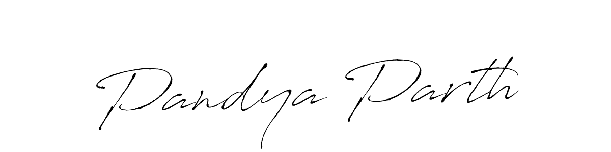 Also we have Pandya Parth name is the best signature style. Create professional handwritten signature collection using Antro_Vectra autograph style. Pandya Parth signature style 6 images and pictures png