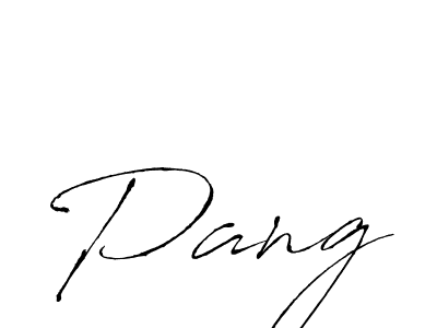 The best way (Antro_Vectra) to make a short signature is to pick only two or three words in your name. The name Pang include a total of six letters. For converting this name. Pang signature style 6 images and pictures png