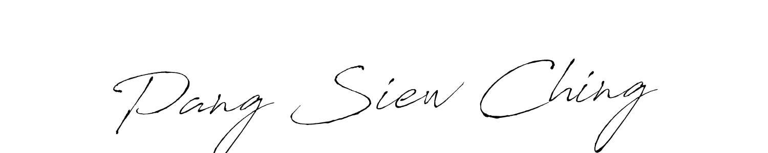 Similarly Antro_Vectra is the best handwritten signature design. Signature creator online .You can use it as an online autograph creator for name Pang Siew Ching. Pang Siew Ching signature style 6 images and pictures png