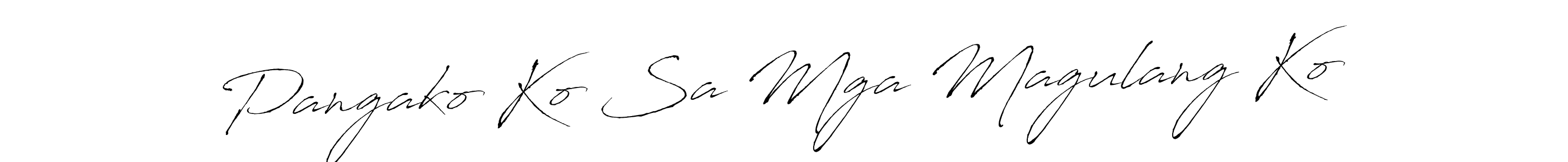 How to Draw Pangako Ko Sa Mga Magulang Ko signature style? Antro_Vectra is a latest design signature styles for name Pangako Ko Sa Mga Magulang Ko. Pangako Ko Sa Mga Magulang Ko signature style 6 images and pictures png
