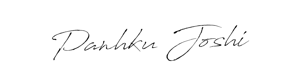 How to make Panhku Joshi name signature. Use Antro_Vectra style for creating short signs online. This is the latest handwritten sign. Panhku Joshi signature style 6 images and pictures png