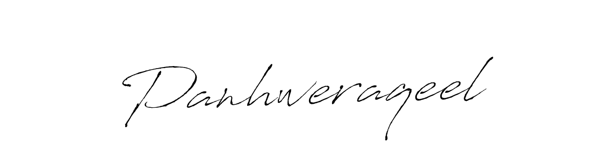 How to make Panhweraqeel signature? Antro_Vectra is a professional autograph style. Create handwritten signature for Panhweraqeel name. Panhweraqeel signature style 6 images and pictures png