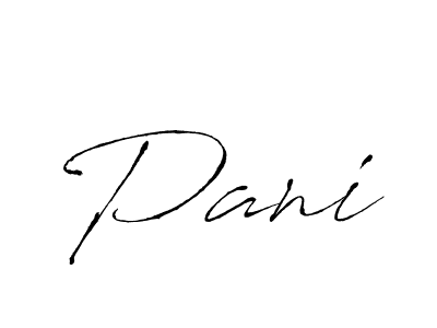 Also we have Pani name is the best signature style. Create professional handwritten signature collection using Antro_Vectra autograph style. Pani signature style 6 images and pictures png