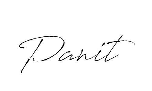 Design your own signature with our free online signature maker. With this signature software, you can create a handwritten (Antro_Vectra) signature for name Panit. Panit signature style 6 images and pictures png