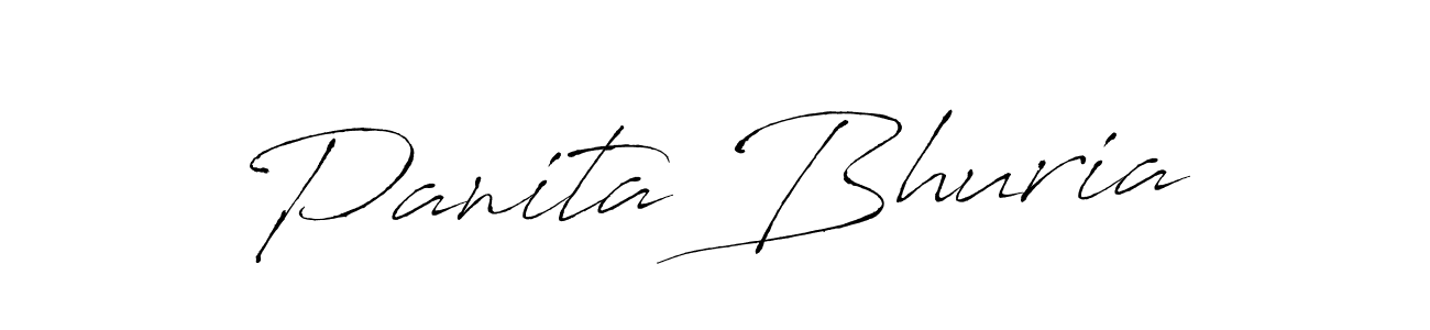 Create a beautiful signature design for name Panita Bhuria. With this signature (Antro_Vectra) fonts, you can make a handwritten signature for free. Panita Bhuria signature style 6 images and pictures png