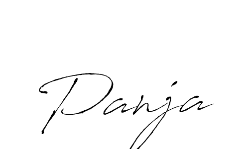 Design your own signature with our free online signature maker. With this signature software, you can create a handwritten (Antro_Vectra) signature for name Panja. Panja signature style 6 images and pictures png